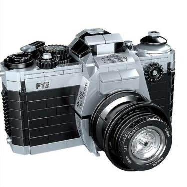 Imagem de Mini câmera retrô Building Blocks Education Toys - Gloome Store