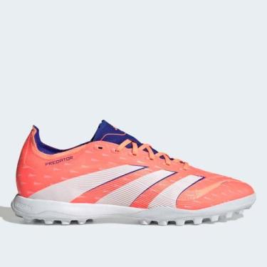 Imagem de Chuteira Society Adidas Predator League Unissex, Laranja, 38