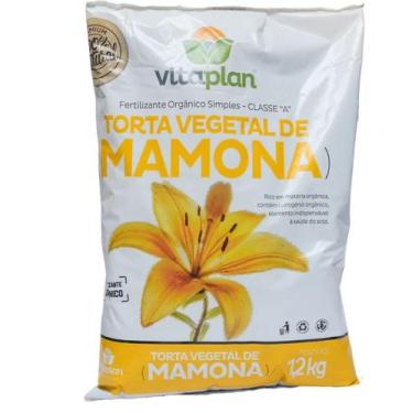 Imagem de Fertilizante Torta de Mamona Organico Vitaplan saco 1,2 kg