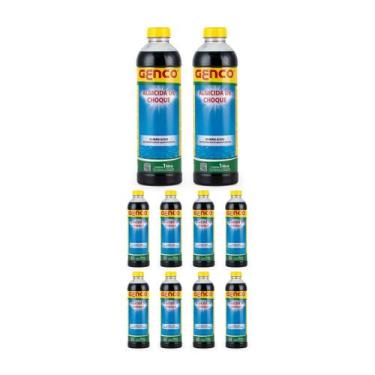 Imagem de Kit 10 Algicida Manutenção 1L Pool Trat - Genco