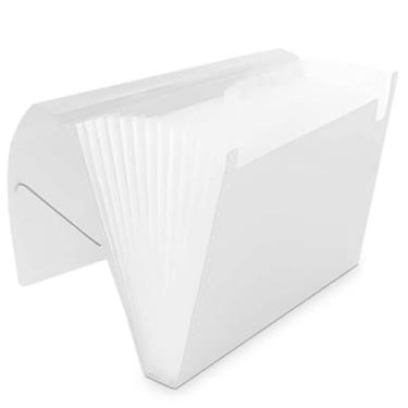 Imagem de Pasta Sanfonada, Pasta Sanfonada Cristal A4 com 12 DivisóRias, Adequado para EscritóRios de Escolas