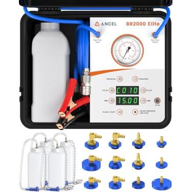 Imagem de ANCEL BR2000 Elite Kit profissional de sangramento de freio - operação com uma pessoa, trocador de fluido de pulso inteligente de 4 rodas ao mesmo tempo para sistemas ABS, portátil de 12 V com 12