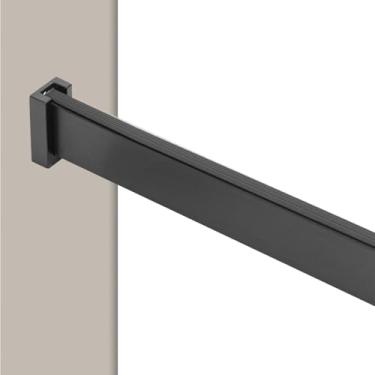 Imagem de Barra De Guarda-roupa De Metal Escovado Para Guarda-roupa, Barra De Guarda-roupa Para Pendurar Roupas, Guarda-roupa De Guarda-roupa Que Economiza Espaço Vara De Vestuár, Black, 60cm(23 5/8")