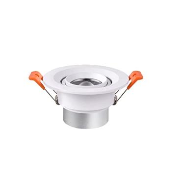 Imagem de KSSTEVNBD Downlights 15°-60° Ângulo de feixe ajustável Foco Led Recessed Teto Spotlight luminária, luzes de destaque moderno para cozinha ilha sala de estar banheiro/3000k/20W