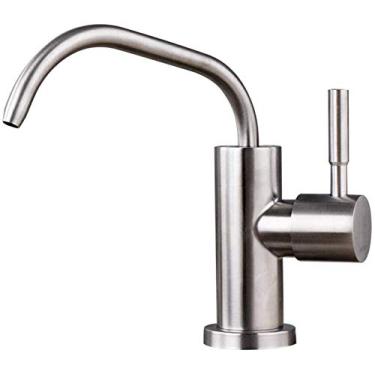 Imagem de RAUGAJ Torneiras, janela de cozinha e osmose, torneira de torneira pura pia, purificador de água, pescoço, torneira de aço inoxidável de 1/5.1 cm,