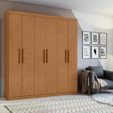 Imagem de Guarda Roupa Casal 6 Portas Jazz Lopas
