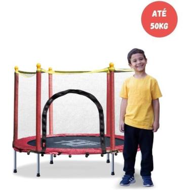 Imagem de Cama Elástica Trampolim Pula Pula Infantil 140m Com Rede - BH STORE, V