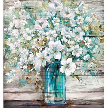 Imagem de RYMILIE Kits de pintura de diamante para adultos – Vaso DIY 5D Diamond Art Kits de perfuração completa Pinturas de pontos de diamante com arte de pedras de diamantes e artesanato decoração de casa 【13,78 x 13,78 polegadas】