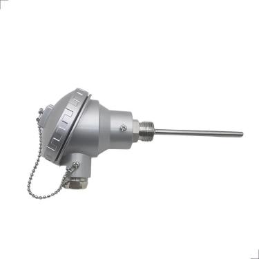Imagem de Termopar Pt100 Sensor 3 Fios Cabecote Rosca 1/2 Haste 050Mm