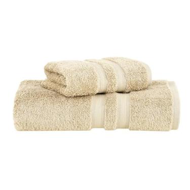 Imagem de Jogo de Toalhas Buddemeyer Algodão Egípcio Gigante Bege 2 peças