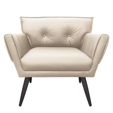 Imagem de Poltrona Anitta Corino Pés Palito de Ferro D'Rossi