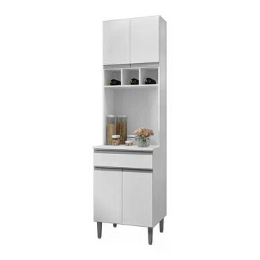 Imagem de Paneleiro Duplo 4 Portas 61Cm Andreia Branco Branco