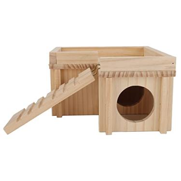 Imagem de Zerodis Hamster House Produtos para Animais de Estimação Pequenos Suprimentos para Animais de Estimação Brinquedos Pequenos Com Design Divertido de Labirinto para Hamsters e de 7,87 X 4,72 X 7,87