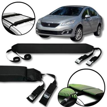 Imagem de Rack Teto Prancha Surf Carro Com Cinta Peugeot 408 - BR18