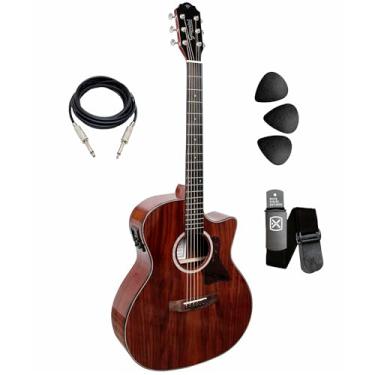 Imagem de Violão Eletroacústico Giannini Performance Plus Gac Plus Koa