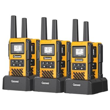 Imagem de G1pro Walkie Talkies profissionais para adultos, rádios bidirecionais recarregáveis de longo alcance, rádio de emergência bidirecional, impermeável, resistente a choques (pacote com 6)