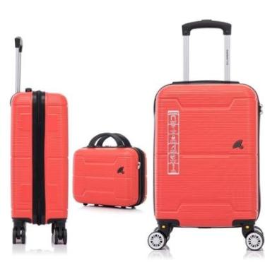 Imagem de Kit Mala De Bordo P + frasqueira + malas de 10kg e + uma de 8kg Allabard-Unissex