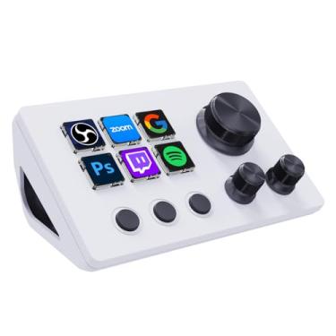 Imagem de TreasLin VSDinside Stream Controller Deck Stream Dock com 12 teclas macro personalizáveis para acionar ações no OBS Twitch YouTube para criadores de conteúdo, streaming de jogos, compatível com PC e