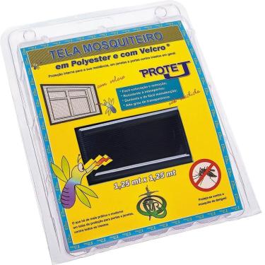 Imagem de Tela Mosquiteiro Preta Com Velcro 1,25 X 1,25 Metros - 400-prot.p - Victoria Reggia