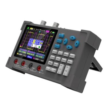 Imagem de Multímetro mini osciloscópio de alto desempenho - Osciloscópio digital de canal duplo com tela fácil de ler, medidas precisas, ideal para vários instrumentos - 14 x 8 x 3,5 cm
