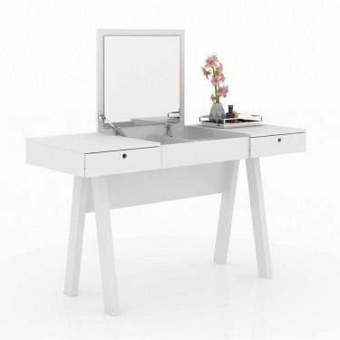 Imagem de Penteadeira Escrivaninha Branco Tecno Mobili