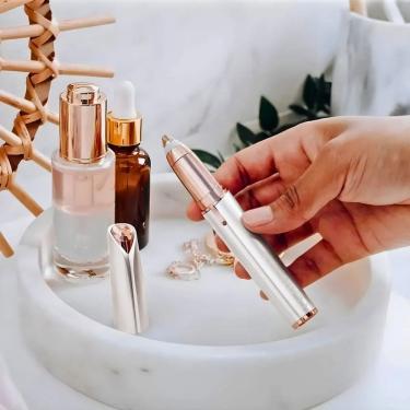 Imagem de Caneta Depiladora Indolor Para Sobrancelhas Cor Branco