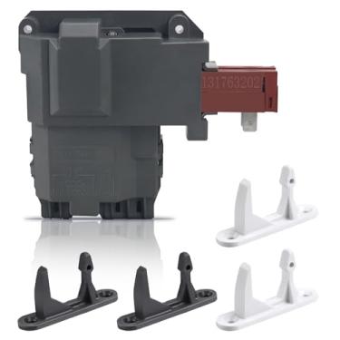 Imagem de Fechadura de porta de arruela 131763256 atualizada com materiais de alta qualidade compatíveis com arruelas de carga frontal GE, Electrolux e Frigidaire, substitui 131763256 0131763202 131269400