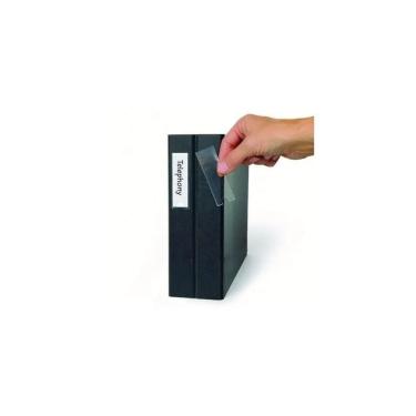 Imagem de Porta Etiquetas Auto Adesivo 25X75Mm - Embalagem 6 Unds