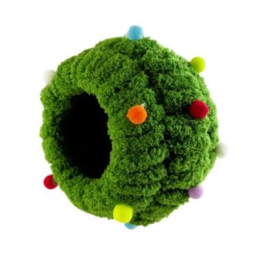 Imagem de KiBcsLic para pássaros, casinha pequena para criação de periquitos-sol, cama elegante para agapornis, fácil de limpar, aconchegante casinha para pássaros, Verde