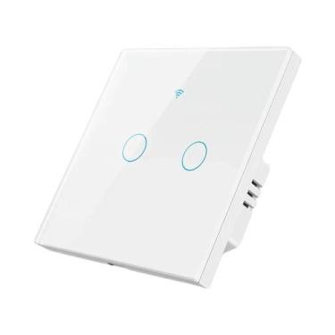 Imagem de Interruptor Inteligente WiFi EU Com Fio Neutro/Sem Fio Neutro 220V Fun