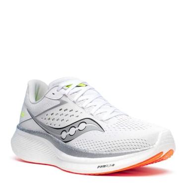 Imagem de Saucony Tênis masculino Ride 17, Branco/Vizi, 44