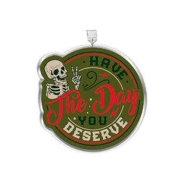 Imagem de MEIYSTICK Have The Day You Merve Amuleto de plugue de poeira, pingente Kindle, pingentes de plugue de pó de acrílico tipo C ou relâmpago, pingentes de acessórios Kindle, presentes engraçados de