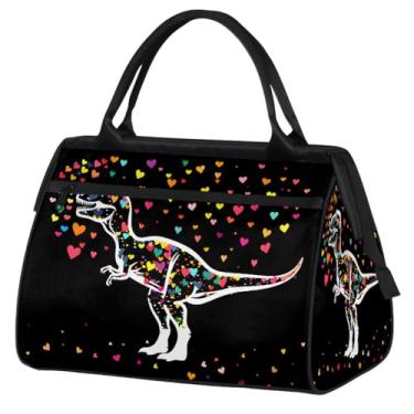 Imagem de Bolsa pequena para o fim de semana para mulheres, homens, com pintura de girassol, dobrável, bolsa esportiva leve para academia, Cor: 30, 15.2*8.3*11.6 inch, Moderno