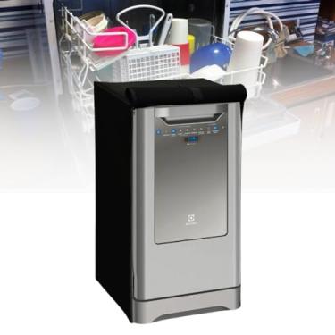 Imagem de CAPA PARA LAVA LOUÇAS ELECTROLUX 10 SERVIÇOS IMPERMEÁVEL (PRETO)
