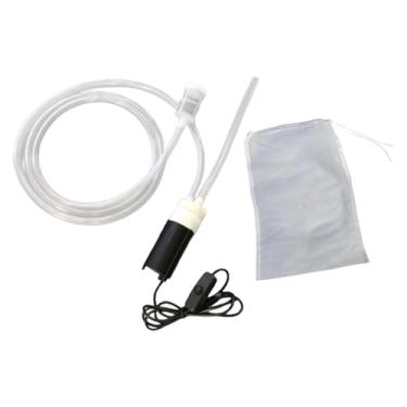 Imagem de Ｂｅｓｇａ Bomba elétrica para transferência de água, dispensador de vinho, extrator de vinho potente para uso doméstico, saco de filtro, bombas elétricas para, Tubo de 2.5 Metros