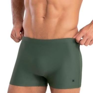 Imagem de Sunga Mash Plus Size Boxer Masculina Adulto com Cordão de Regulagem e Forrada FPS 50 Moda Praia-Masculino