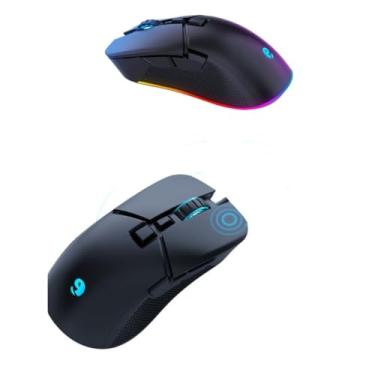 Imagem de Mouse Óptico Com Fio USB, 7200 DPI, 7 Botões, RGB, Sensor Óptico, Preto, 12x3.5x6.5cm, Cabo 1.5m, Modelo EMW130