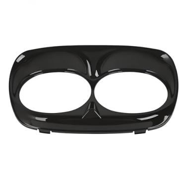 Imagem de TCMI Kit De Carenagem Para Farol Moto, Acabamento Externo, Compatível Com Harley Road Glide Fl 1998, 1999, 2000, 2001, 2002, 2003, 2004, 2005, 2006, 2007, 2008, 2009, 2010, 2011, 2012, 2013, Preto