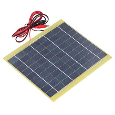Imagem de LiebeWH Painéis Carregadores de Painel Solar de 5W 18V para Bateria Residencial, Portátil Leve de Alta Eficiência para Aparelhos de Baixa Potência, Escopo de Aplicação de Carregamento de Bateria de
