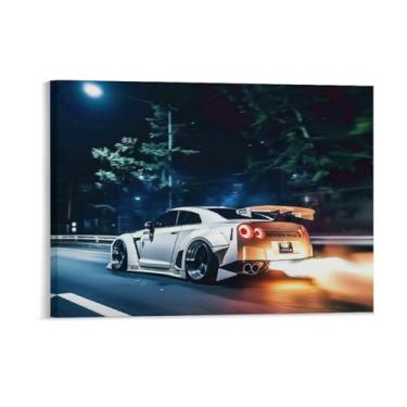 Imagem de HouLaiZhe Carro esportivo japonês Spitfire R35 Jdm pôsteres lona parede estética decoração de sala de parede impressões galeria sala decoração de parede para quarto sala de estar escritório 18 x 24