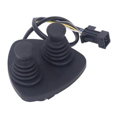 Imagem de Eujgoov Controlador de Joystick de Empilhadeira, Alça Usinada CNC Em Liga de Alumínio para E25 E30 E16C, Peça de Reposição para Serviços Pesados ​​para Empilhadeiras e Divisores de Toras