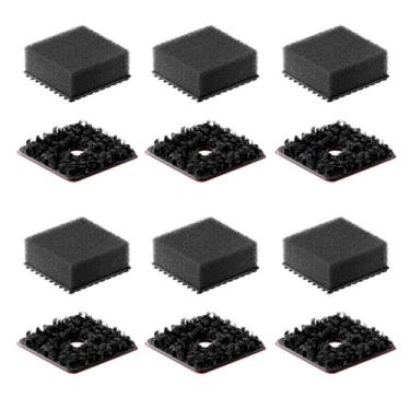 Imagem de ZEZEFUFU Esponja à prova de vento, 6 peças para câmera Insta360 X3, almofada de espuma de para-brisa com redução de ruído