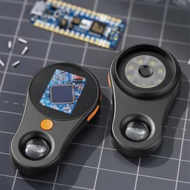 Imagem de Microscópio digital portátil, microscópios eletrônicos de aumento 500X, câmera de microscópio portátil de 2 MP