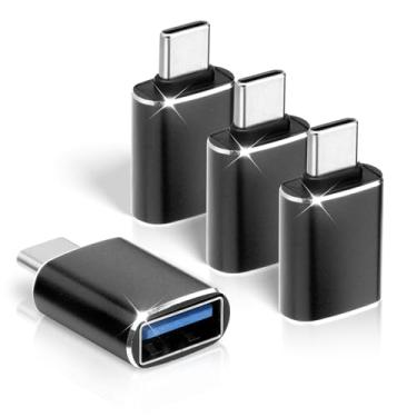 Imagem de zikker Adaptador USB C para USB para Apple Watch USBA fêmea para adaptador USBC macho para iPhone, Airpods, MacBook, Samsung