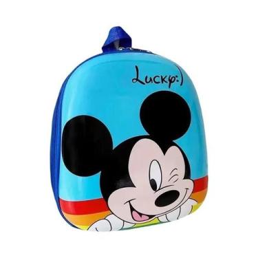 Imagem de Mochila Escolar Grande Elsa Para Meninas, Bolsa Dura Disney Para Volta