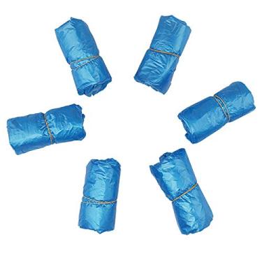 Imagem de 100 unidades 50 pares para Sapatos de Bota Higiênica Anti-Derrame Construção Local Trabalho Proteção Pisos Internos PE Elástico Mantém os Limpos Amplamente Aplicável Pintores Corretores Imóveis Contra