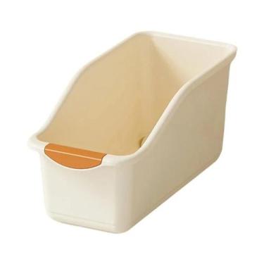 Imagem de Organizador De Plástico Rolante Para Armário De Cozinha, Caixas De Arm