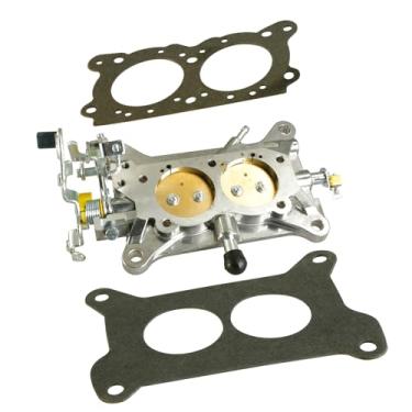 Imagem de Placa de base 500 CFM 4412 Carburador Corpo principal do acelerador série 2300, substituição para montagem de placa de base do carburador Holley 112-2