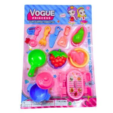 Imagem de Kit Brinquedo de Cozinha de Utensílios Infantil "Vogue Princess" com 1