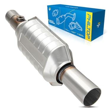 Imagem de PHILTOP Kit conversor catalítico compatível com Jeep 1996-2000 Cherokee 4.0L, 1996-1998 Grand Cherokee 4.0/5.2L/5.9L, 1996-2000 Cherokee 2.5L Catalytic Converter para 15820, 645327 (compatível com EPA